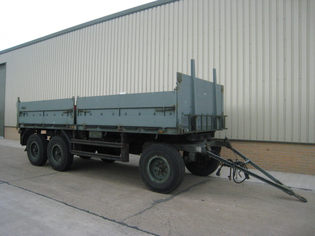 Schmitz tri axle draw bar trailer - Govsales of mod surplus ex army trucks, ex army land rovers and other military vehicles for sale